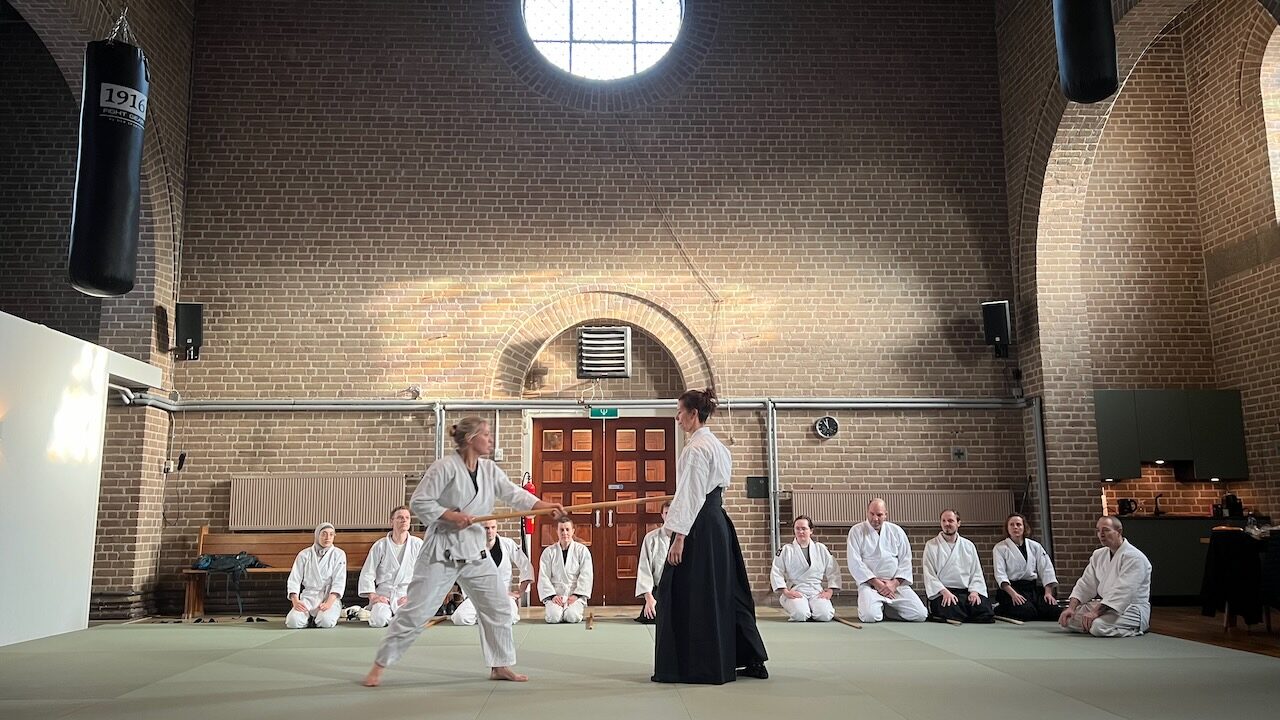 Aikido at the dojo on the Schaapsdrift in Arnhem